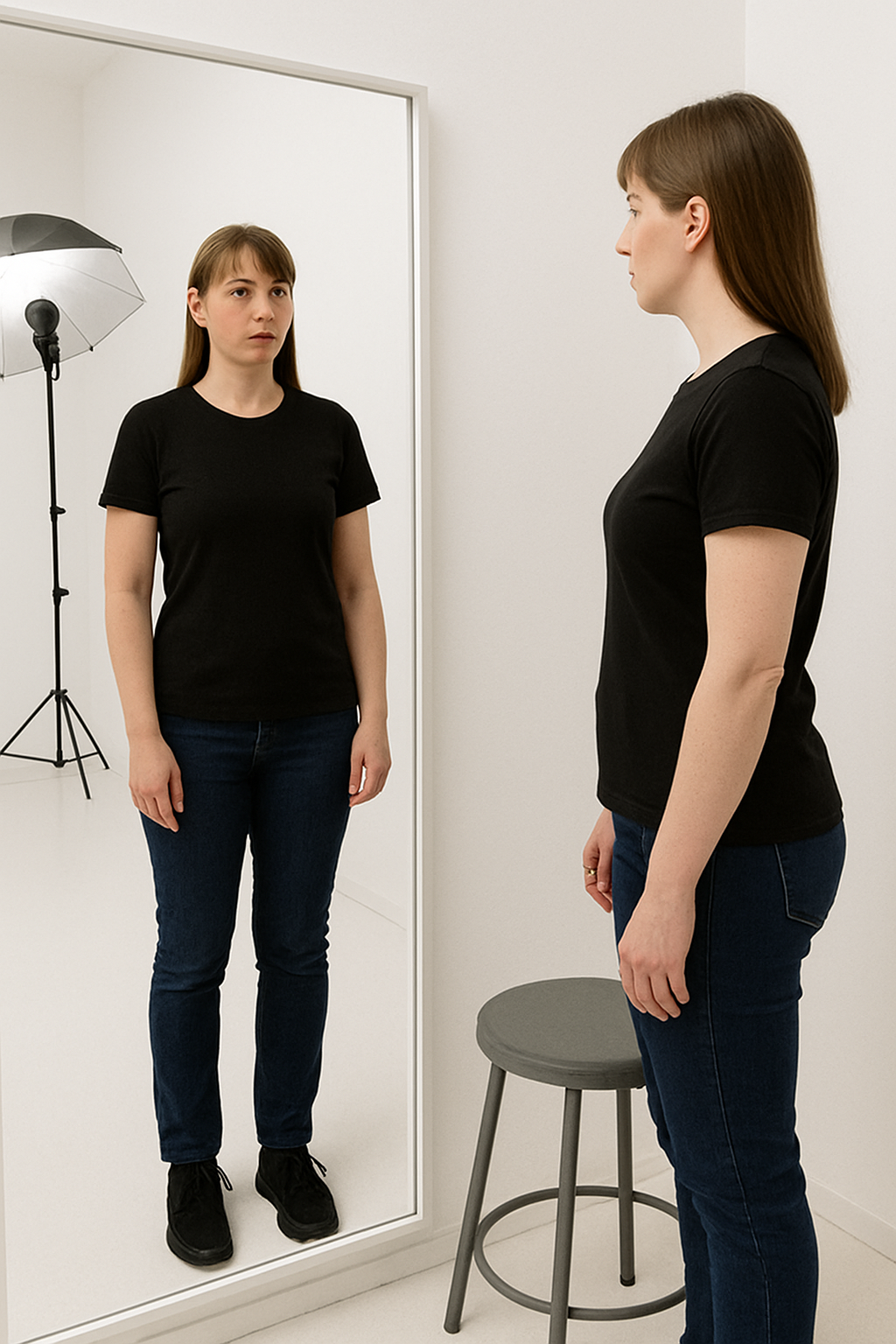 Przykład odpowiedniego ubioru do zdjęcia do dokumentu